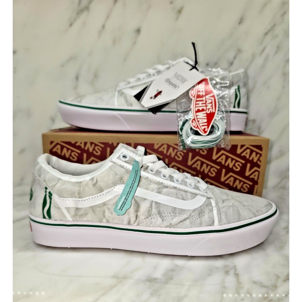 Vans x Crayola Old Skool ComfyCush Marble Gray Green Mens 10.5 Womens 12 NIB
